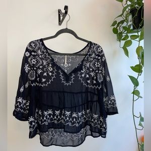 Black Free People Shirt